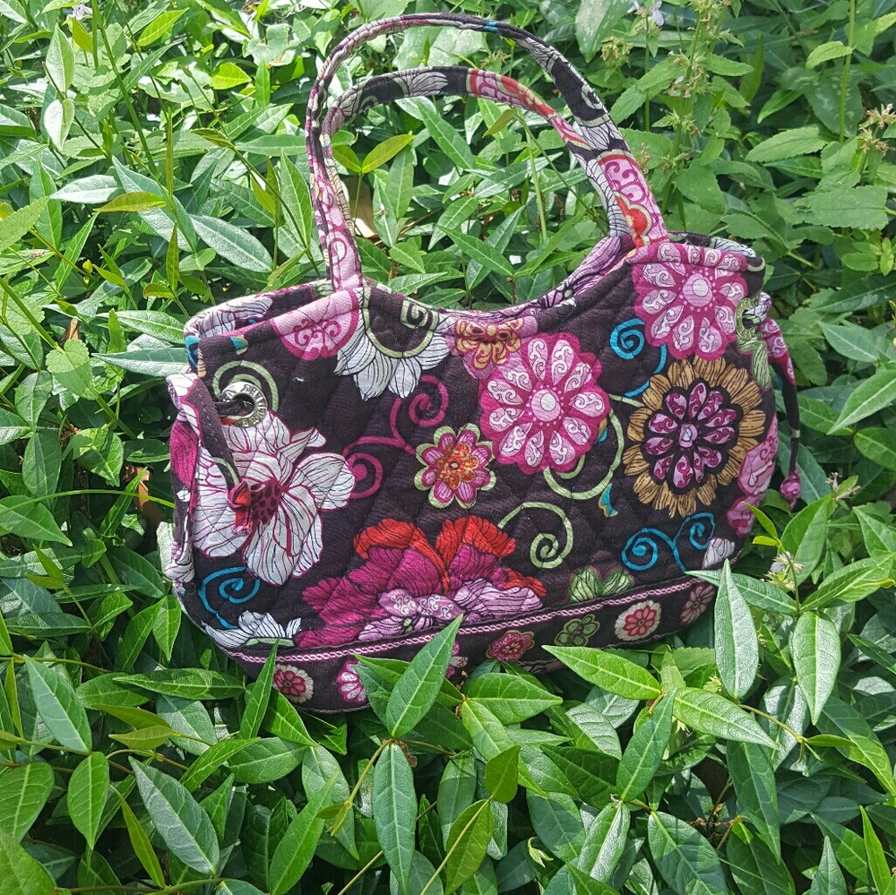Small Vera Bradley hand tote bag.